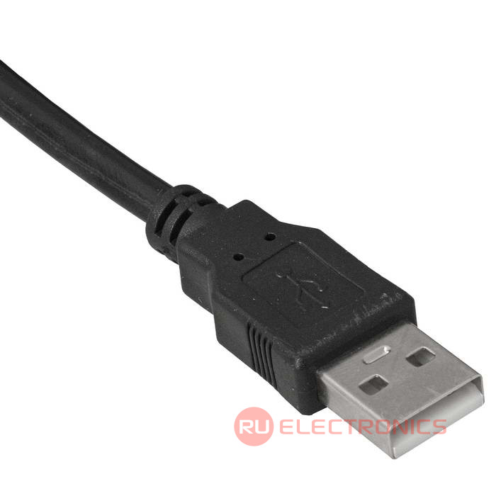 Компьютерный шнур RUICHI USB 2.0 A(m)-DC 2.1x5.5 мм, 1.5 м