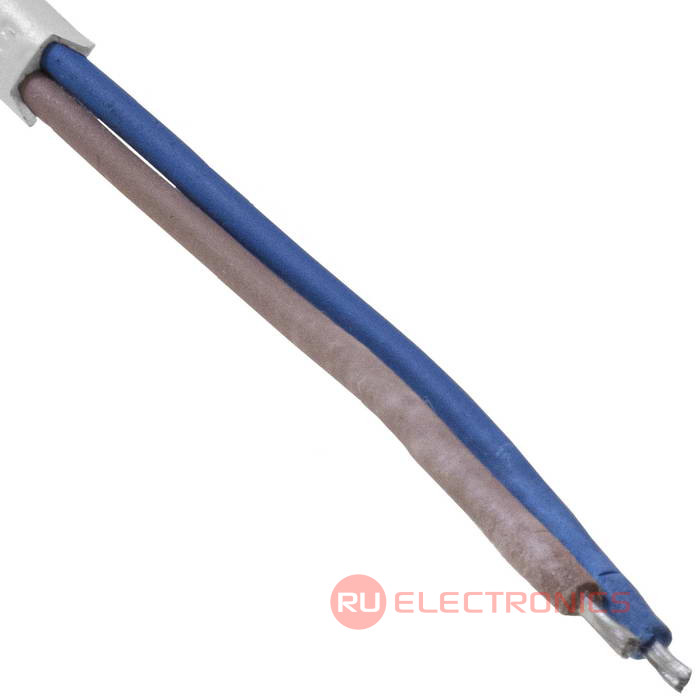 Шнур сетевой 2-х полюсный RUICHI, вилка прямая CEE7/16 - без оконцевания, 1.5 м, 2x0.5 мм2, белый