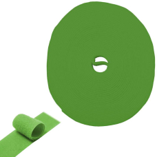 Лента-липучка многоразовая RUICHI 20 мм, длина 5 м, зеленая