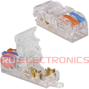 Клемма зажимная соединительная разветвительная 2-проводная RUICHI PCT-212, 32 А, 250 В, 1,5…2,5 мм2, -20…+105 °C, поликарбонат