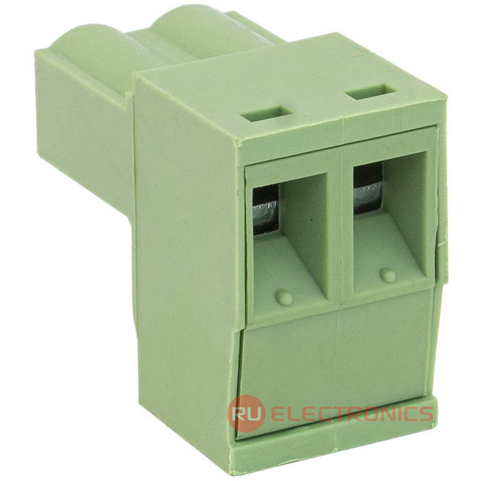 Разъемный клеммный блок на кабель RUICHI 2ERGK-5.0-02P, розетка (F), 2 контакта, шаг 5.00 мм Разъемный клеммный блок на кабель RUICHI 2ERGK-5.0-02P, розетка (F), 2 контакта, шаг 5.00 мм