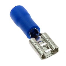 Клемма ножевая изолированная F-типа (гнездо) RUICHI FDD 1.25-187 мм, синяя