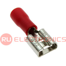 Клемма ножевая изолированная RUICHI FDD1.25-250, красная