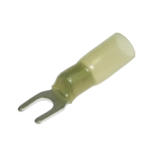 Наконечник кабельный вилочный изолированный RUICHI SV5.5-5 HST, 19 А, 12-10 AWG, желтый, латунь луженая