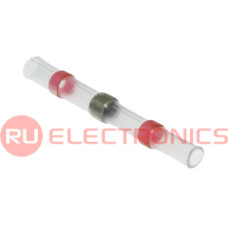 Втулка соединительная для проводов с термоусадкой RUICHI SST-S21, IP67, 22-18 AWG, 0,5…1,0 мм?, красная маркировка