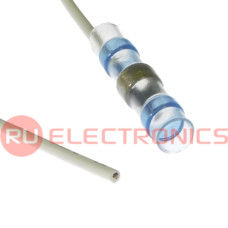 Втулка соединительная для проводов с термоусадкой RUICHI SST-W-450, 4,5 мм, IP 67, с припоем, синяя маркировка