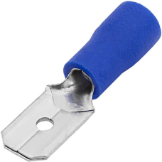 Клемма ножевая изолированная F-типа (гнездо) RUICHI MDD 2-250 мм, синяя