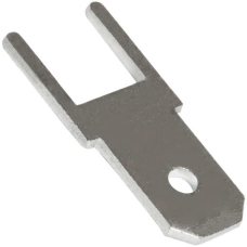Клемма ножевая на плату RUICHI DJ610A-4.8, 4.8 мм
