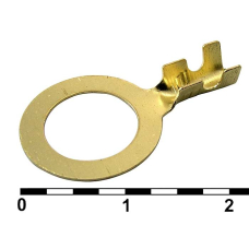 Наконечник кольцевой неизолированный RUICHI DJ431-10A-D, 2,5…4,0 мм?, латунь H65Y