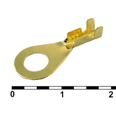 Наконечник кольцевой неизолированный RUICHI DJ431-5A.B.C.D, 1,0-1,5 мм?, латунь