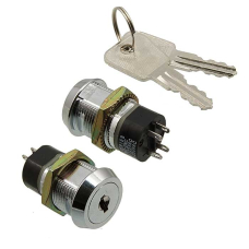 Выключатель с ключом RUICHI SK25-03A, 4 А - 125 В, 2 а - 250 В, серия А: 2NO-2NC (4Р), серия  В: 1NO-1NC (2P)