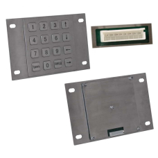 Клавиатура цифровая антивандальная влагозащищённая RUICHI RPS03-16-RM, pin, нержавеющая сталь