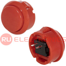 Кнопка GMSI RUICHI RC-1009-30-R, 30 мм, 12 А, 20 мОм, круглая, цвет красный