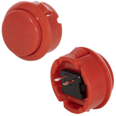 Кнопка GMSI RUICHI RC-1009-30-R, 30 мм, 12 А, 20 мОм, круглая, цвет красный