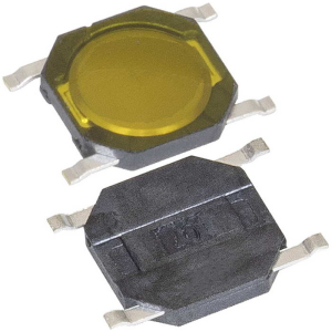 Тактовая кнопка RUICHI IT-1187N, 6.4x5.2x0.8 мм, без толкателя, 50 мА, 12 В, 100 мОм
