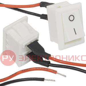 Клавишный переключатель RUICHI KCD1-101-2-C3-W/2P, ON-OFF