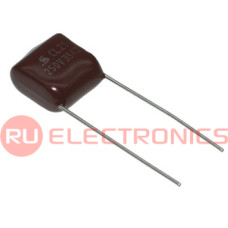 Металлопленочный конденсатор RUICHI 0.33 мкФ, 250 В, 10%, CL21