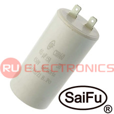 Пусковой конденсатор SAIFU CBB60, 45 мкФ, 450 В
