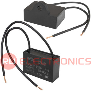 CBB61 1.2 uF 450V SAIFU пусковой конденсатор, 1.2 мкФ, 450 В, провод