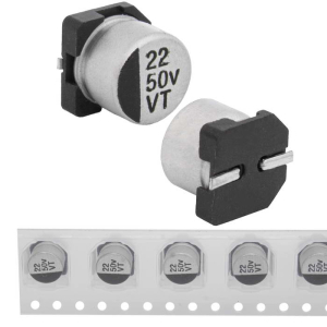 EVT050ADA220M0654 JWCO Конденсатор электролитический SMD, 22 мкФ, 50 В, 6.3х5.4 мм, -55…+105 °C, наработка 2000 часов