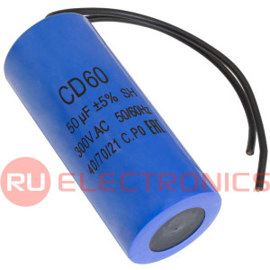 CD60 50uF 300V WIRE