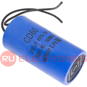 CD60 250uF 300V WIRE