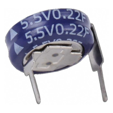 SE-5R5-D224VYH3E KAMCAP Ионистор 0.22 Ф, 5.5 В, 32 мА, горизонтальный