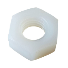 Гайка пластиковая полиамидная RUICHI DIN 555, М3, PA66, белая