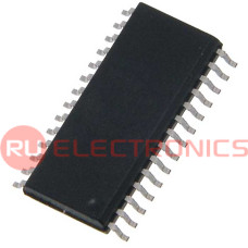 ENC28J60-I/SO, Ethernet контроллер Microchip, 10 Мбит/с, IEEE 802.3, SPI, диапазон питания  3.1В- 3.6В, корпус SOIC-28