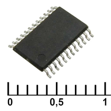 SN74CBTD3861PWR, 10-битный шинный переключатель на полевых транзисторах Texas  Instruments, корпус TSSOP-24
