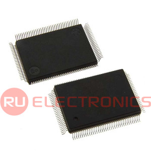 CY7C68013A-128AXC, , Периферийный контроллер USB Cypress Semiconductor, 8051, 480 Мб/с,   50 мА, GPIF, I2C, USART, корпус TQFP-128