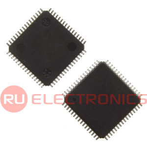 AT90CAN128-16AU, Микроконтроллер Microchip, 8-Бит, AVR, 16МГц, 128КБ Flash, корпус TQFP- 64