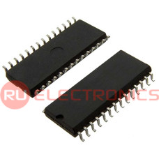 PIC18F26K22-I/SO, Микроконтроллер Microchip, 8-бит, PIC® XLP™ 18K, 64 МГц, 64KB (32K x 16)  флэш-память, 24 I/O,  корпус SOIC-28