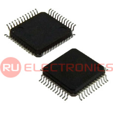 STM32F030C6T6, микроконтроллер ST Microelectronics, 32-бита серии ARM® Cortex®-M0, 48    МГц, 32 Кб  флэш-память, 4 Кб ОЗУ, диапазон питания 2.4В - 3.6В, корпус LQFP-48