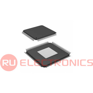 XMC4500F100K1024ACXUMA1, Микроконтроллер Infineon Technologies, 32-бит Single-Core,  ARM Cortex M4, 120МГц, 1МБ(1Mx8) флэш- память, 1.8В/2.5В/3.3В, корпус LQFP-100(Exposed  Pad)