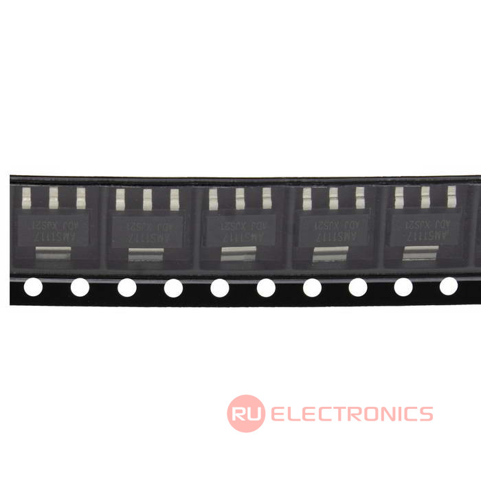 AMS1117-ADJ HXY линейный стабилизатор напряжения, ADJ, 1 А, Vdrop = 1.4 В, SOT-223 AMS1117-ADJ HXY линейный стабилизатор напряжения, ADJ, 1 А, Vdrop = 1.4 В, SOT-223