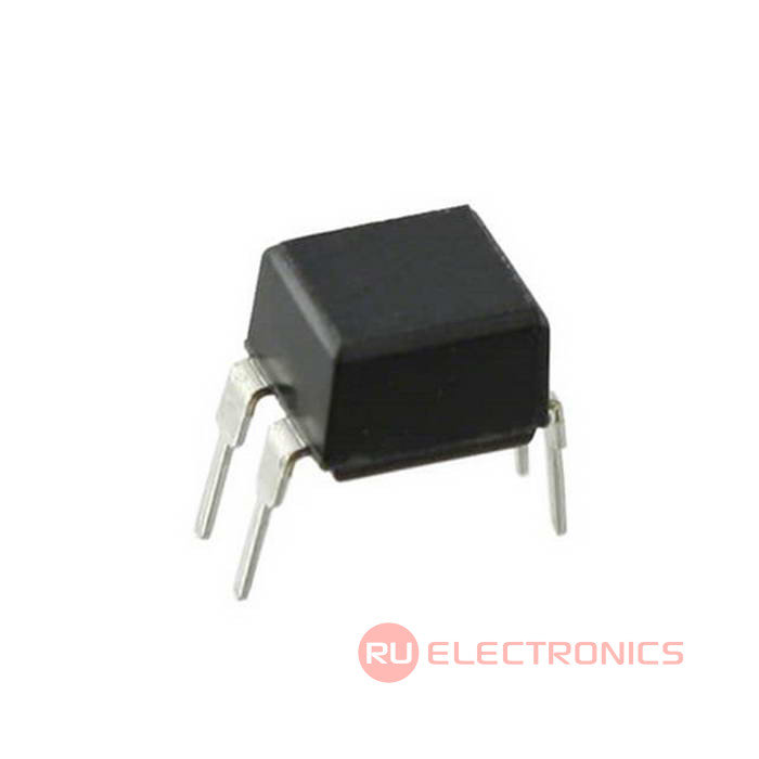 TLP627(F), Оптопара TOSHIBA c транзисторным выходом, 1 канал, Transistor Darlington Output, CTR 1000-4000%, корпус DIP-4