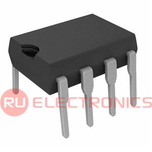 HCPL2631, Оптопара ON Semiconductor с логическим выходом, 2 канала,Open Collector,  10MBd , корпус DIP-8