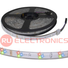 Светодиодная лента RUICHI, 5050, 300 LED, IP68, 12 В, RGB, катушка 5 м (цены указаны за 1 м)