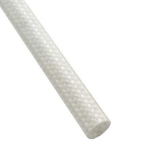 Трубка силиконовая электроизоляционная армированная стекловолокном RUICHI серии ТКСП, внутренний диаметр 3.0 мм, 1500 В, -30…+200 °С, белая
