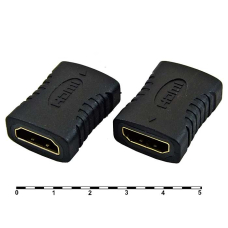 Разъём HDMI/DVI RUICHI HDMI F/F (HAP-004), чёрный