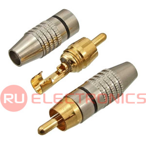 Разъём RCA SZC-0218/RP-213, чёрный