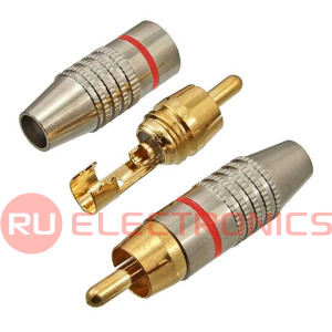 Разъём RCA SZC-0218/RP-213, красный