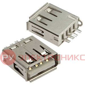 Разъём USB USBA-FA (SZC), 4 контакта