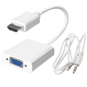 Разъём RUICHI HDMI(m)-VGA(f)+AUX