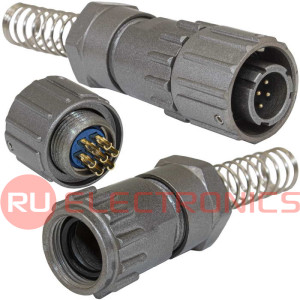 Разъём быстроразъёмный RUICHI FQ14-7pin TJ-8, 7-ми контактный