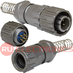 Разъём быстроразъёмный RUICHI FQ14-4pin TJ-8, 4-х контактный