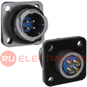 Разъём быстроразъёмный RUICHI FQ14-4pin ZJ 4-х контактный