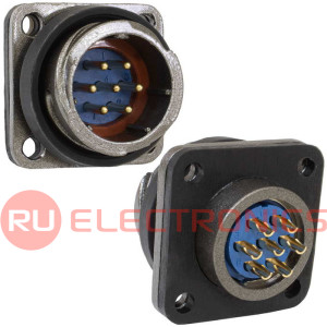 Разъём быстроразъёмный RUICHI FQ18-7pin ZJ, 7-ми контактный