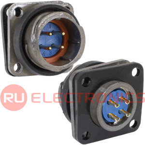 Разъём быстроразъёмный RUICHI FQ18-4pin ZJ, 4-х контактный